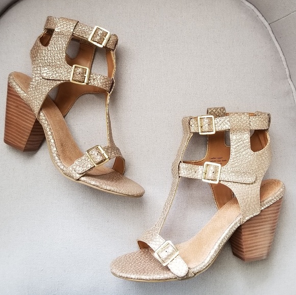 Seychelles Shoes - NIB Seychelles | Gold Leather Sandal | 9.5